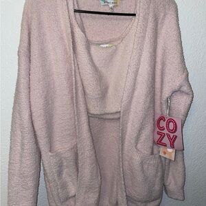 NEW cozy pink lounge set